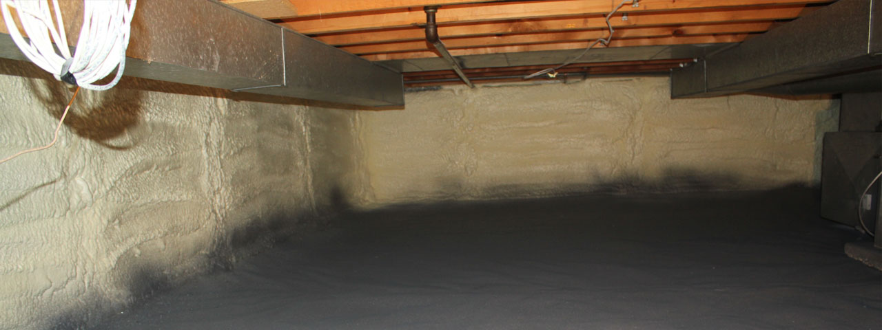 Quebec City spray foam insulation for crawl spaces